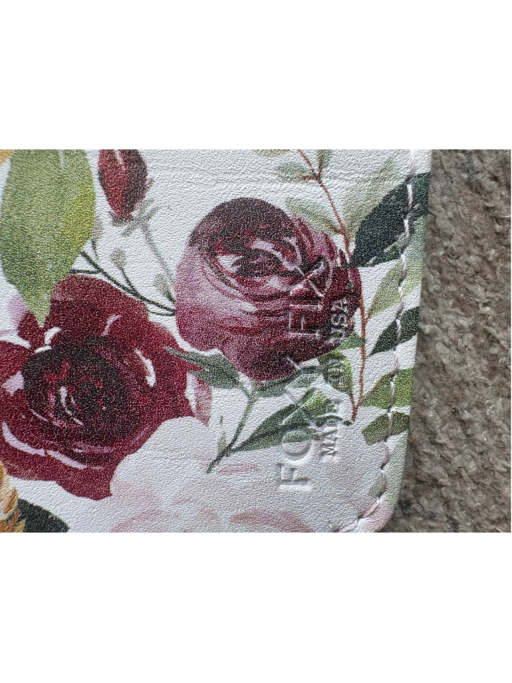 Foxy Fix Limited Edition Floral Personal Size Traveler’s Notebook Cover 4.5x6.5” - Picture 3 of 7
